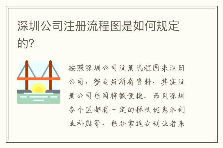 深圳公司注冊流程圖是如何規(guī)定的？