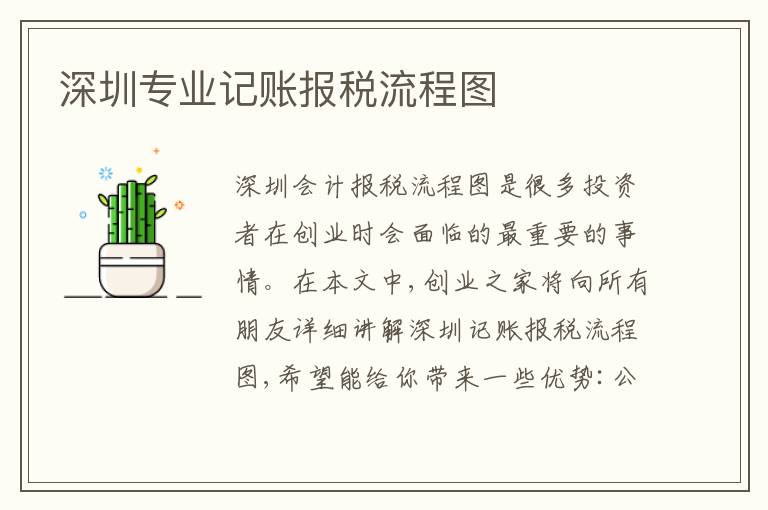 深圳專業(yè)記賬報(bào)稅流程圖