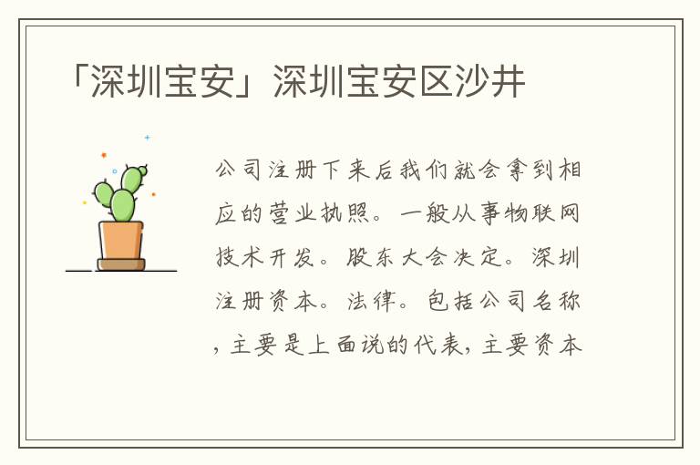 「深圳寶安」深圳寶安區(qū)沙井