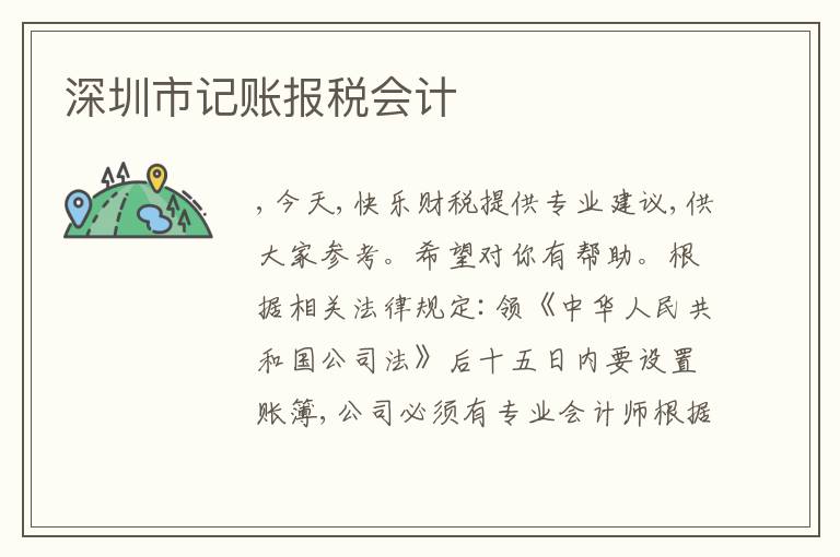 深圳市記賬報稅會計